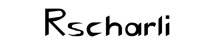 RSCharlie Chan cкачати шрифт безкоштовно